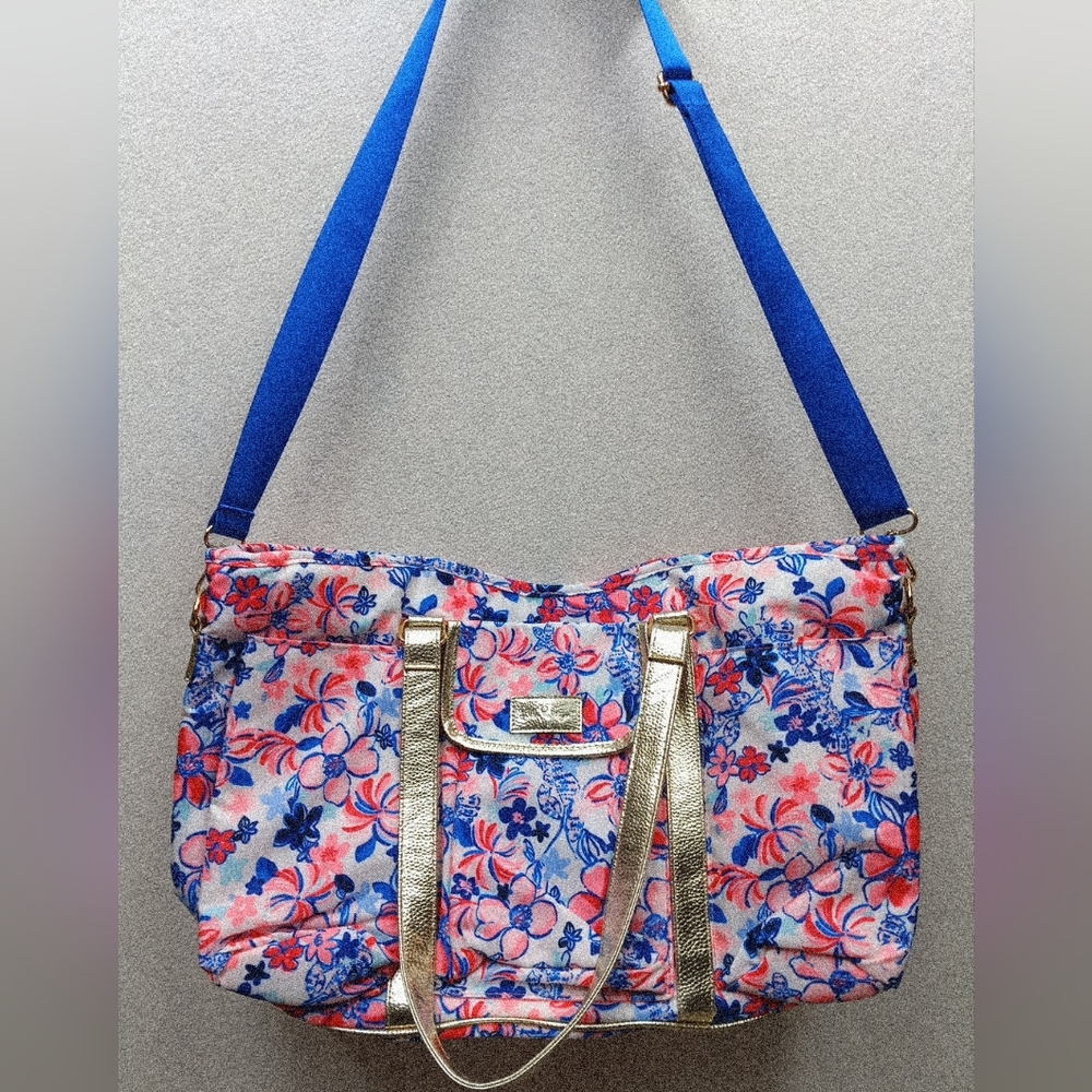 Lilly Pulitzer NWOT Insulated Beach Tote Weekend Bag Party Like Lobstar